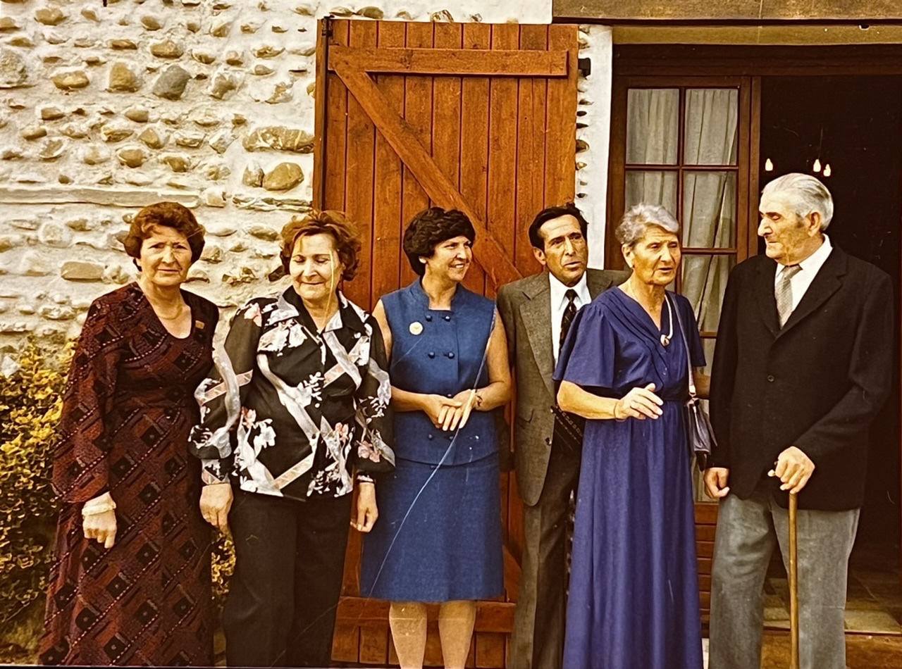 Les 6 enfants dAlexandre et Mamie Cabanne en 1980