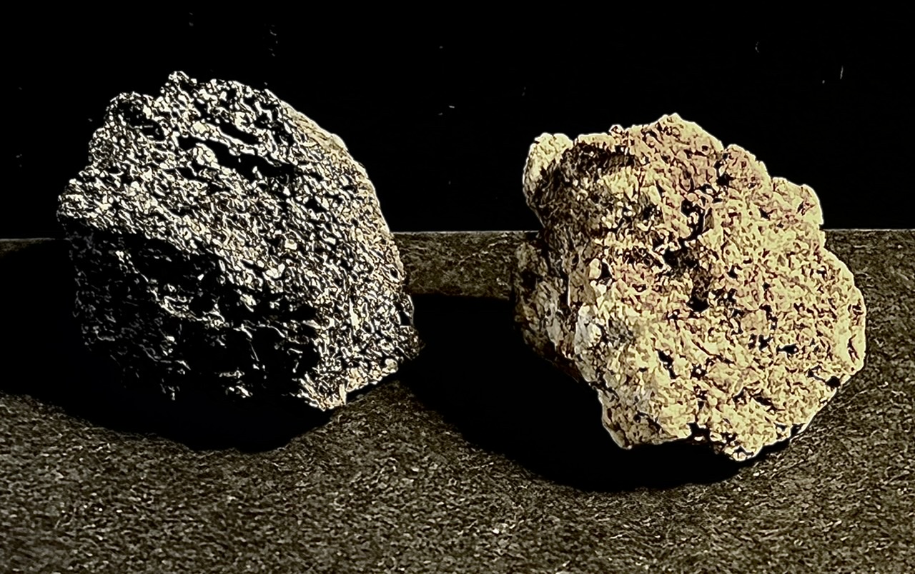 chantillons de lave provenant du Krakatoa