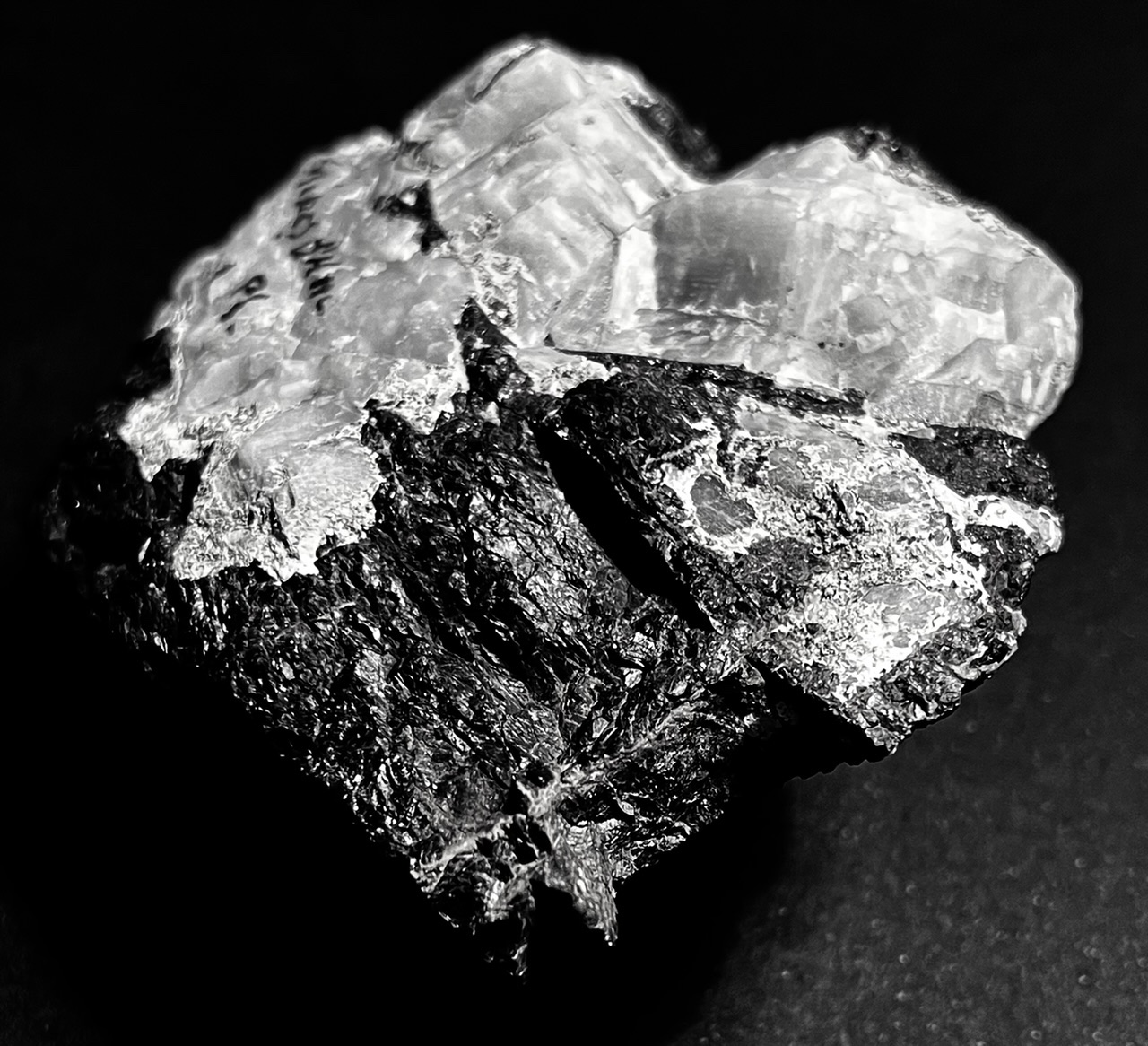 Mlange blende - calcite