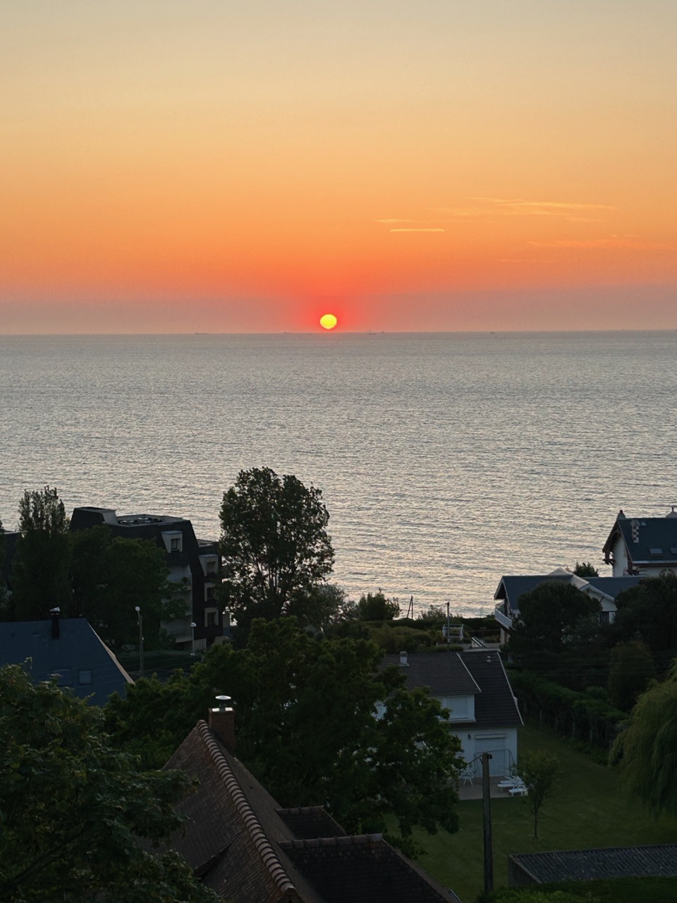 Coucher de soleil  Trouville