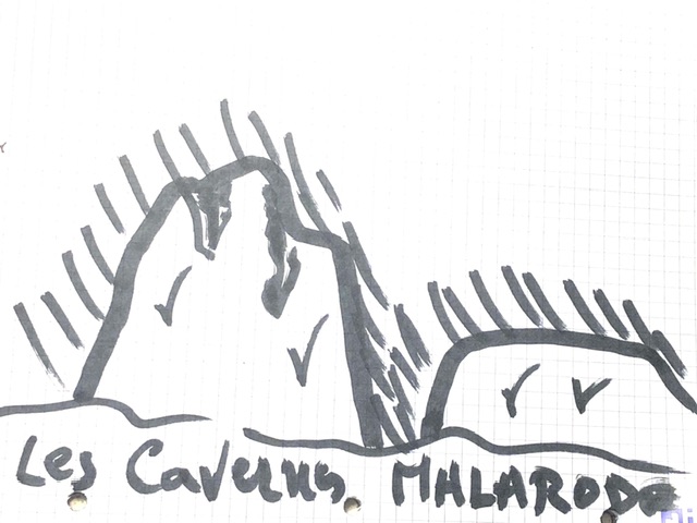 9 janvier 1966 visite de lentre des cavernes Malarode