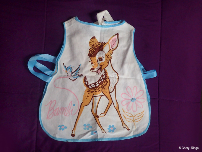 Vintage Disney Bambi childs apron