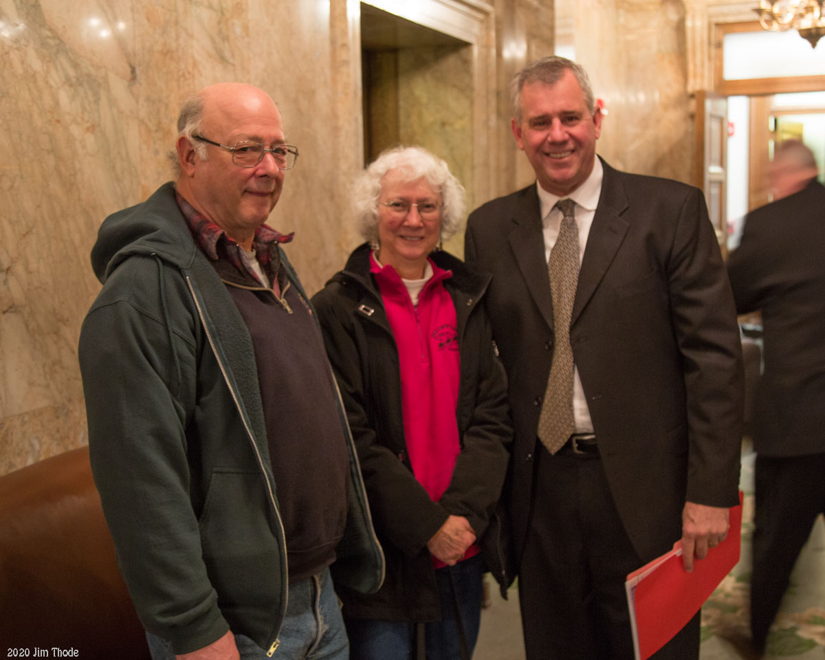 Tony and Joan meeting with Representative DeBolt