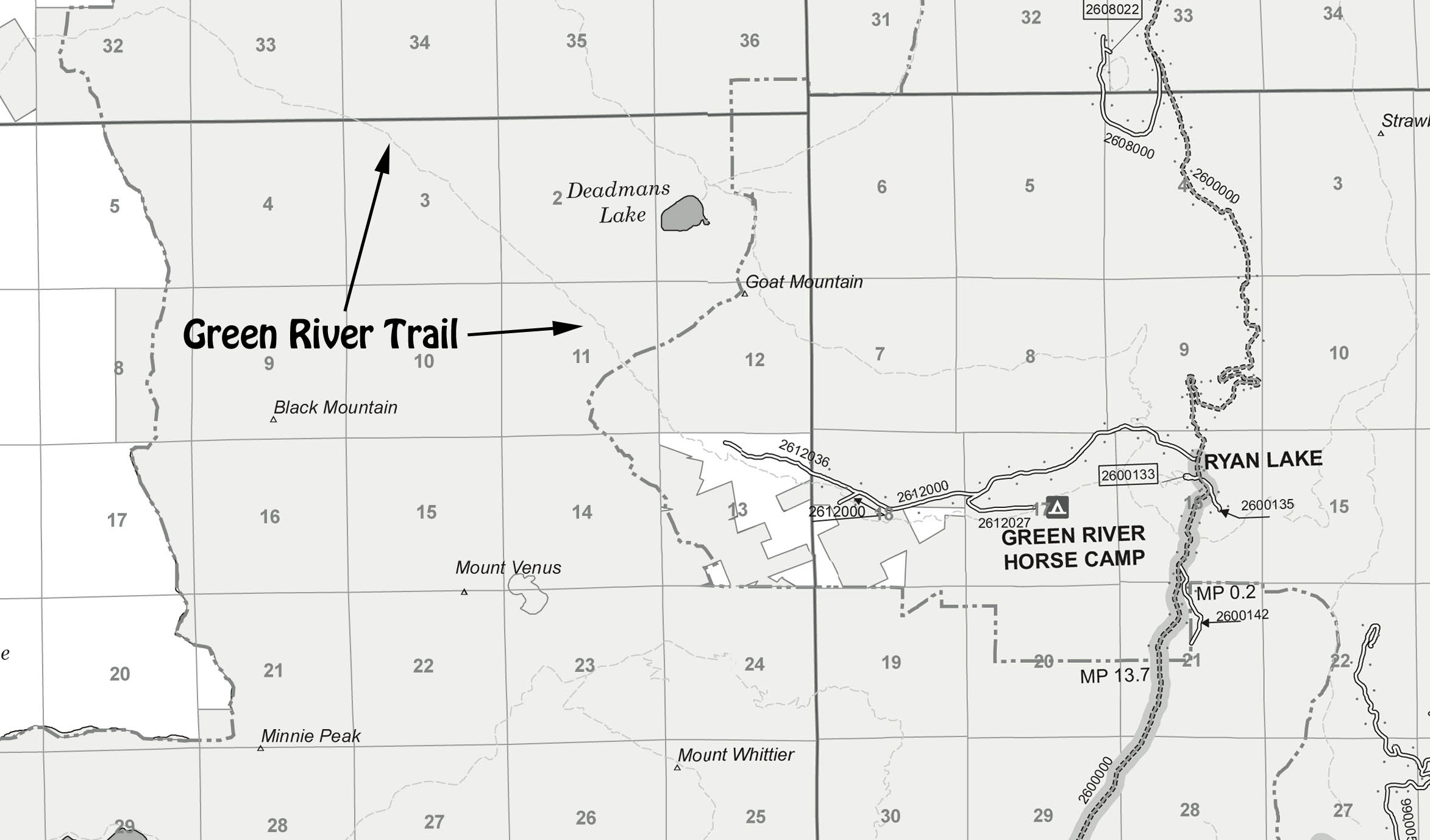 Road / Trail Map