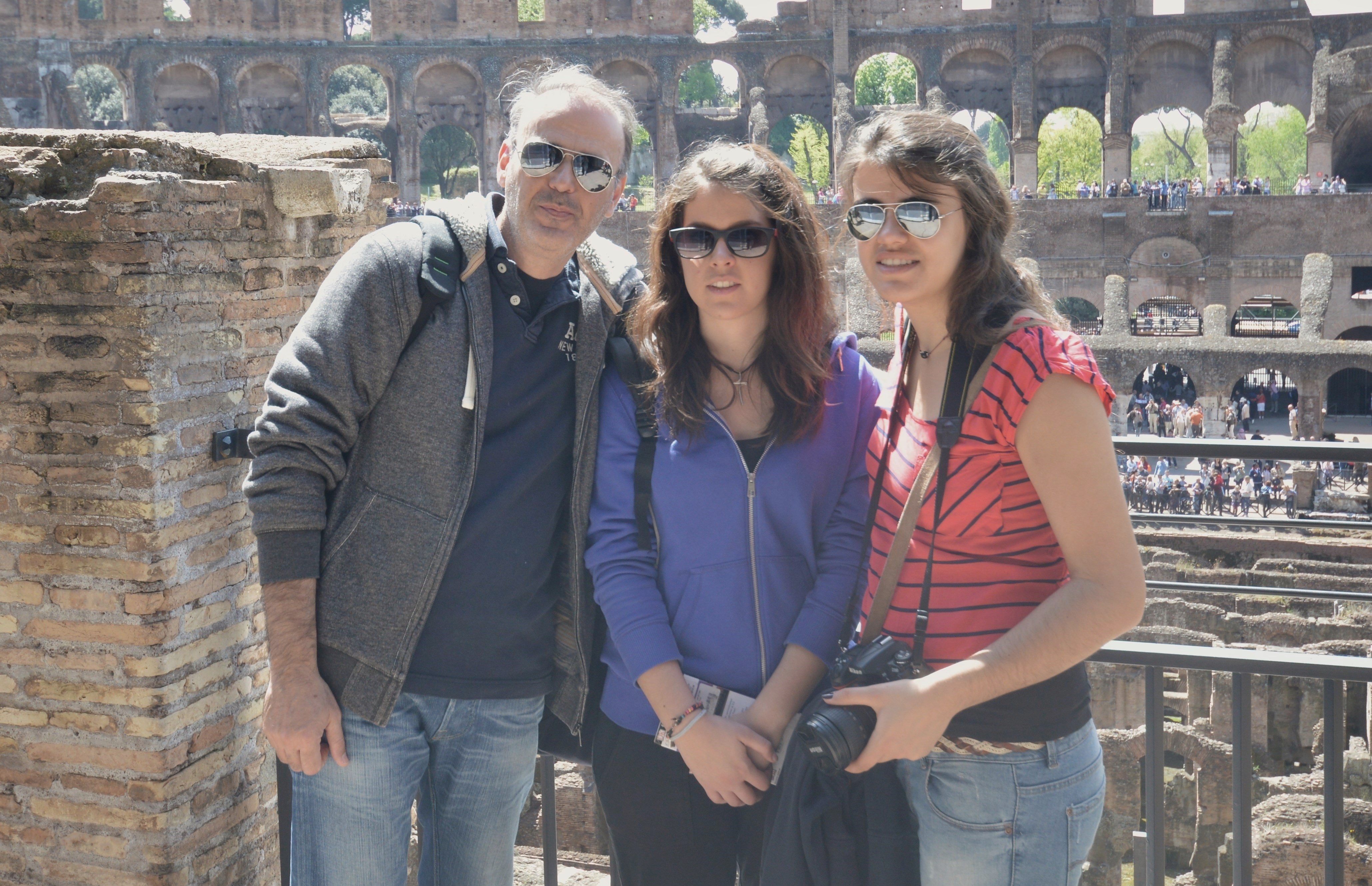 Annie, Danai and me at Rome.
