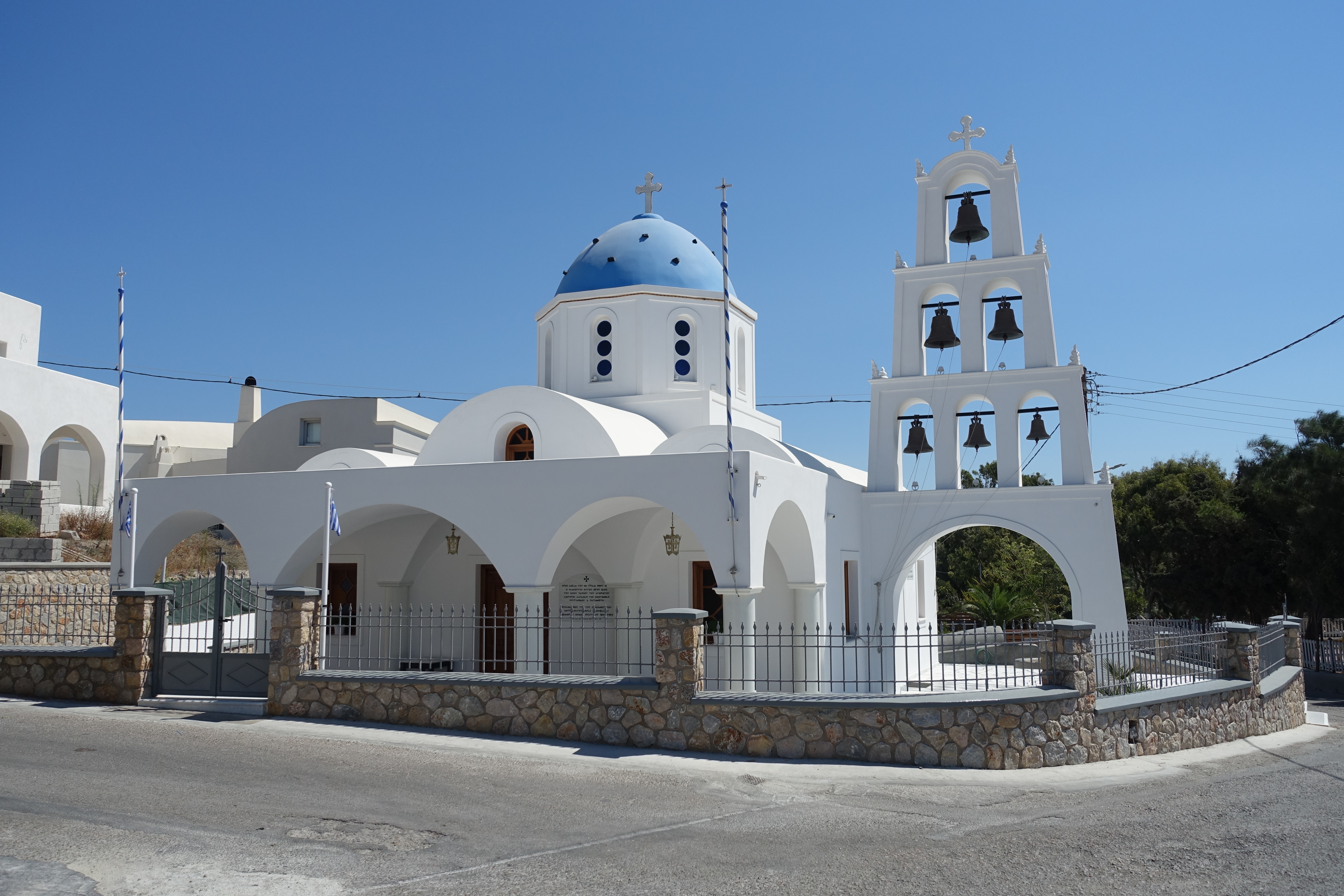 Agios Paisios of Mount Athos, Messaria, Santorini