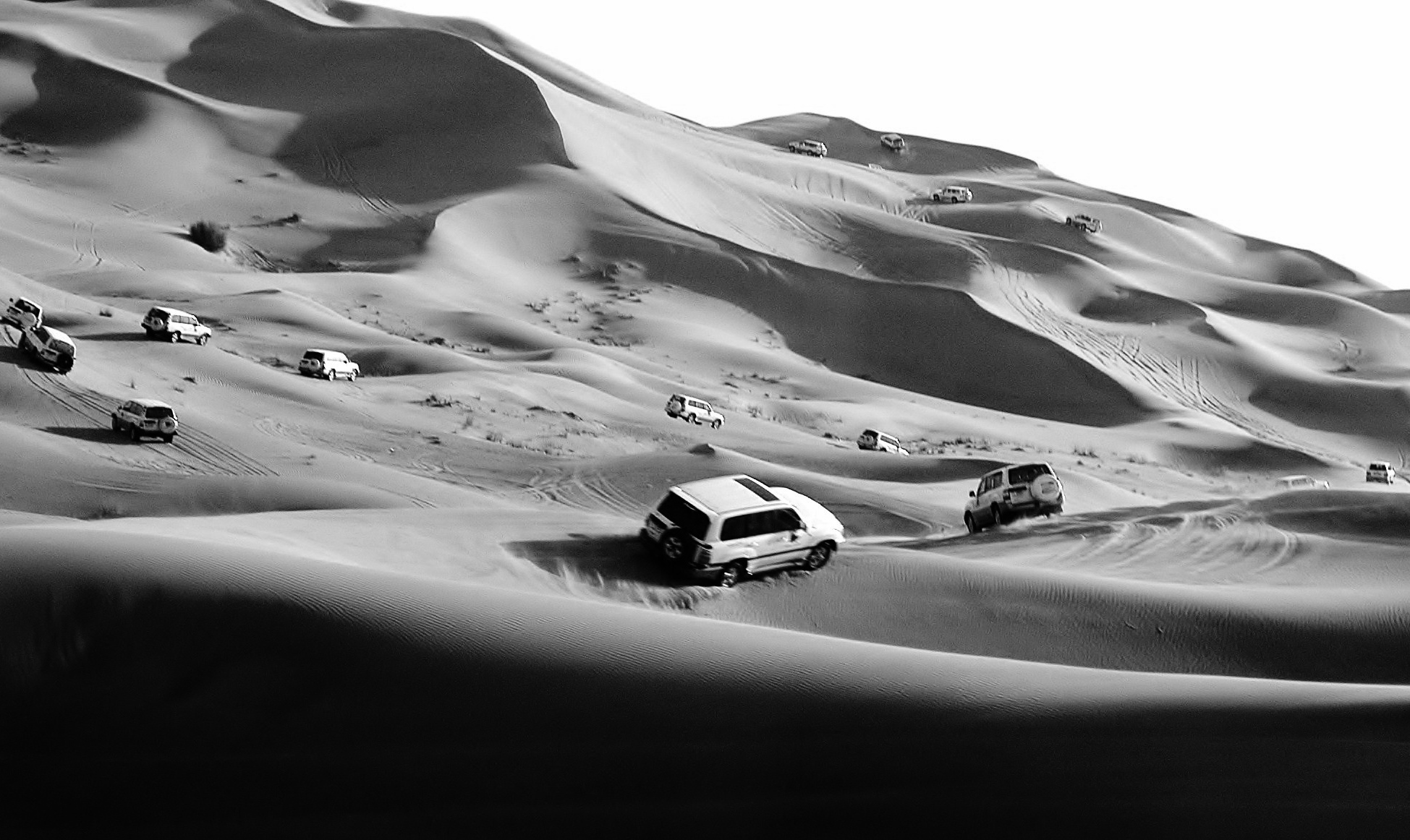 Desert safari in Dubai.