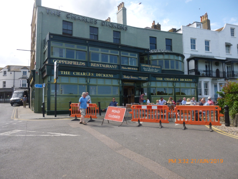 Town council offices were converted into Charles Dickens pub