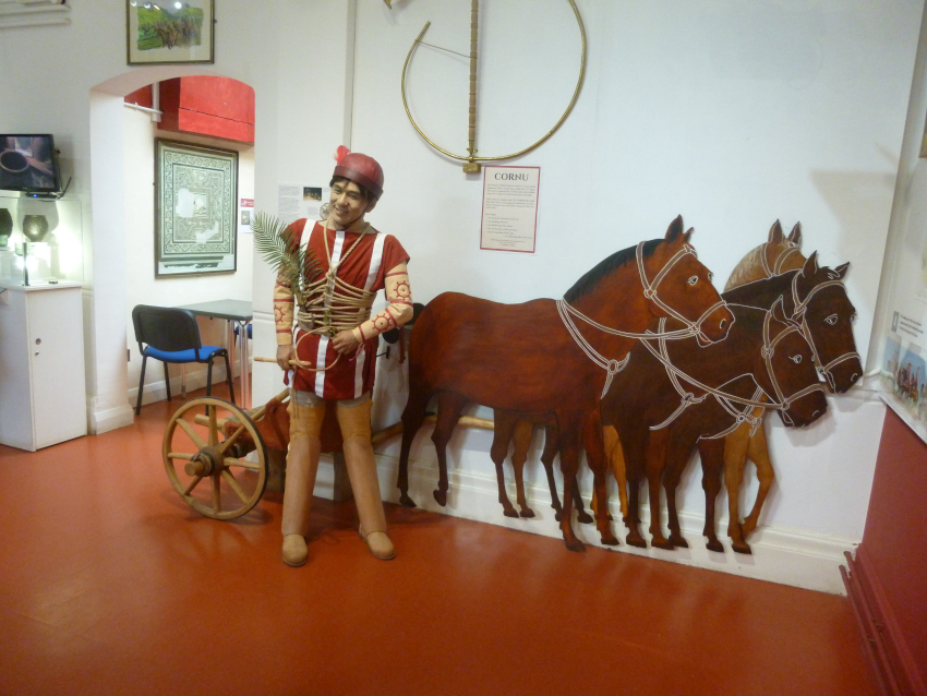 A Roman Charioteer from the impressive Colchester Circus Museum