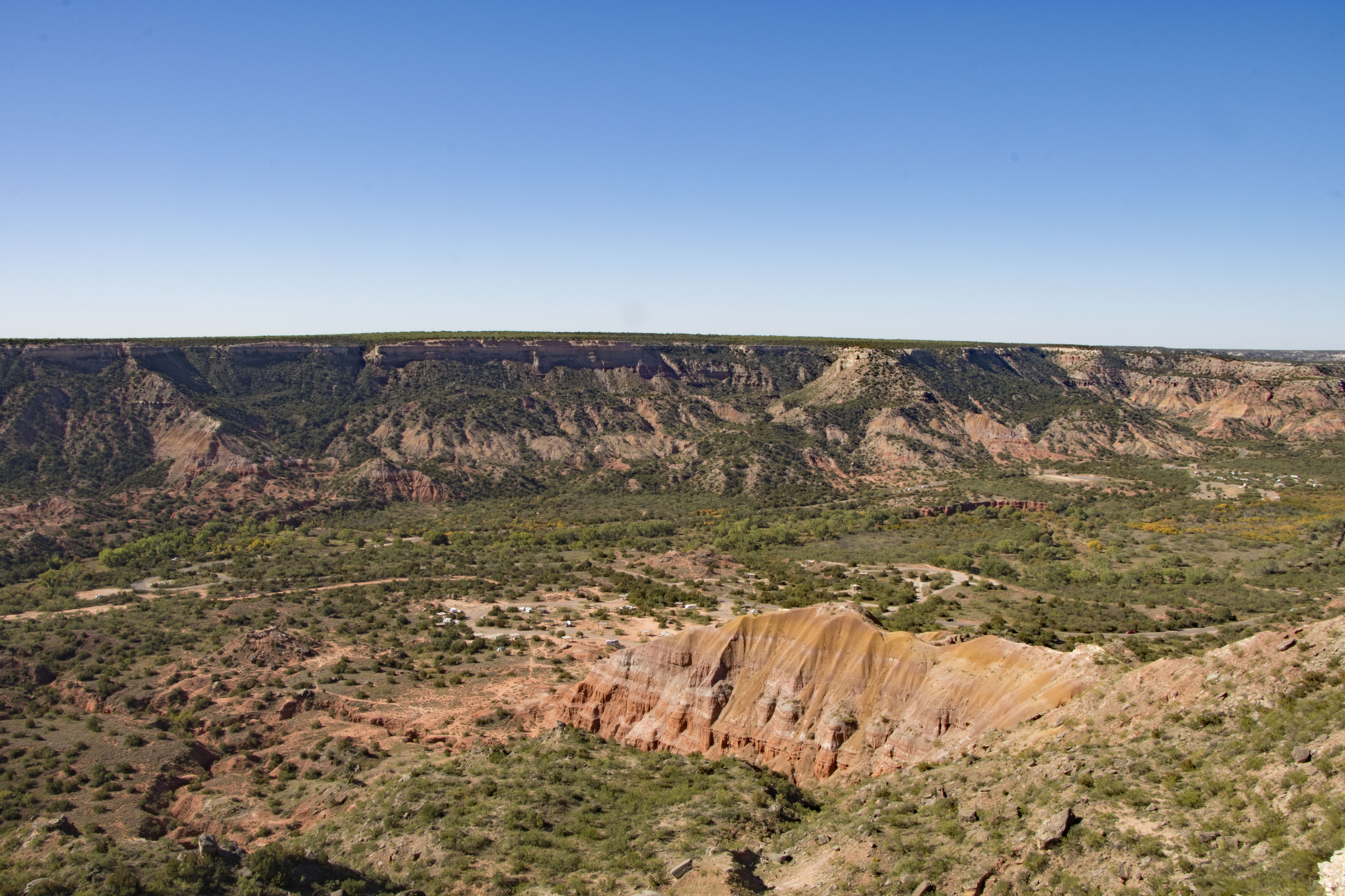 View from South end of Rylander Fortress Cliff Trail