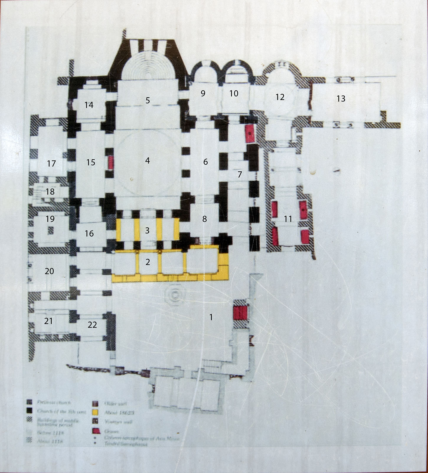 Myra Saint Nicolas church March 2011 ground plan.jpg