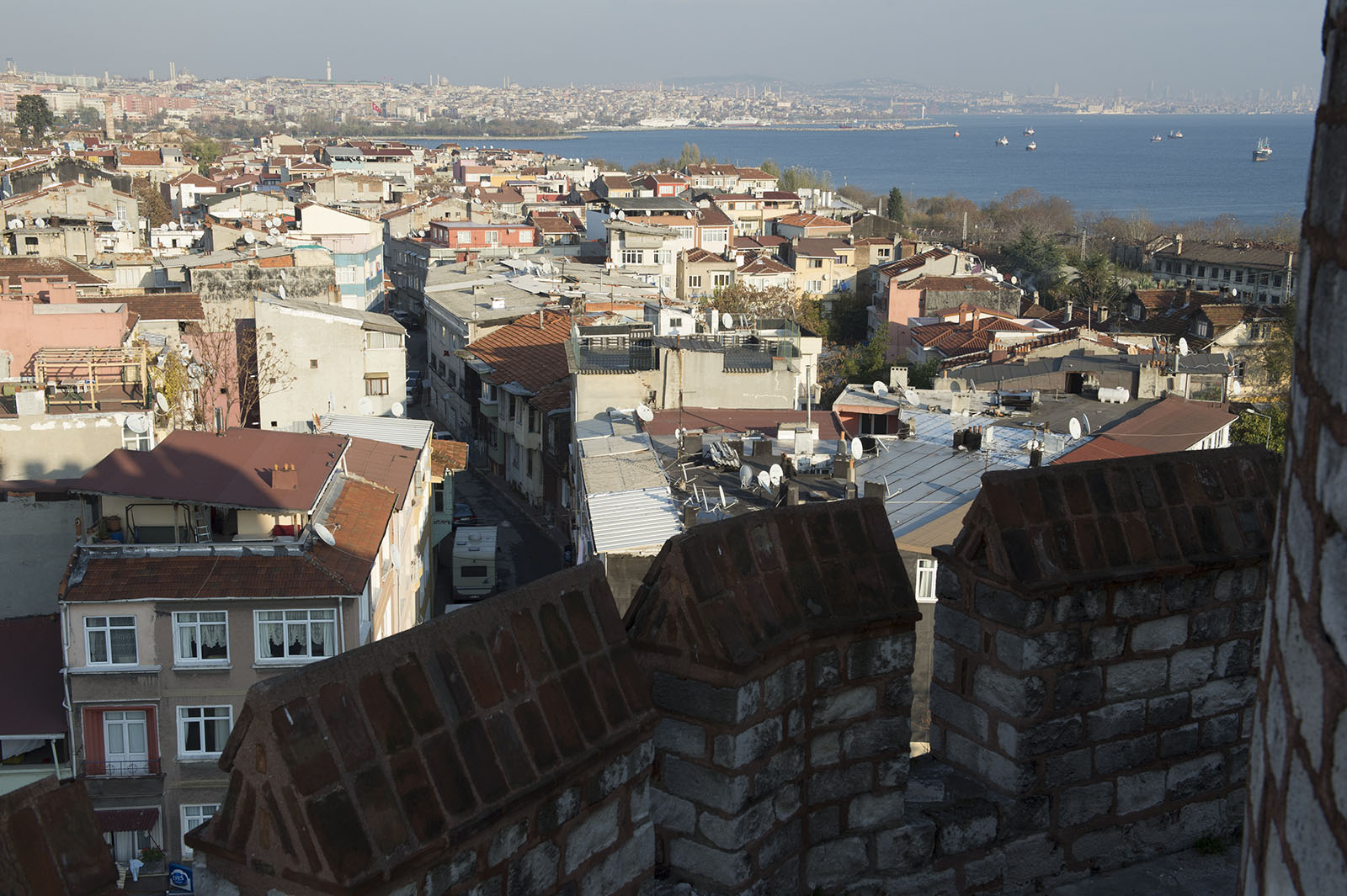 Yedikule View from South tower in 2012 6404