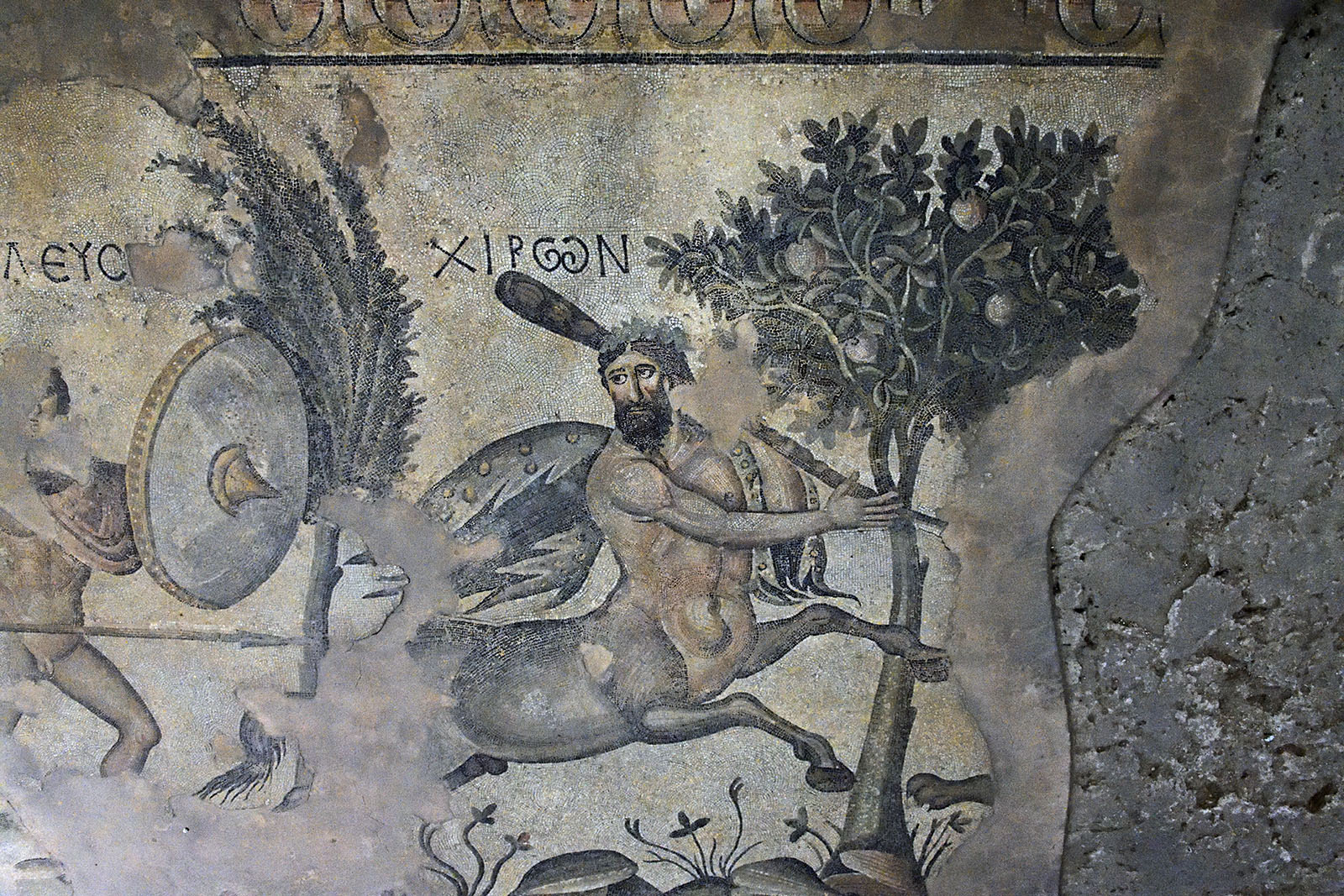 Urfa Haleplibahce Museum Achilles mosaic sept 2019 5156.jpg