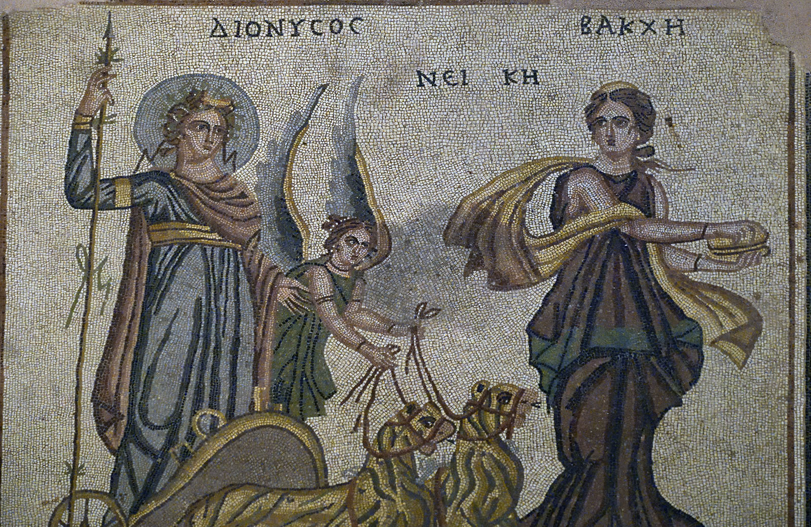 Gaziantep Zeugma museum Dionysos triumph sept 2019 4060.jpg
