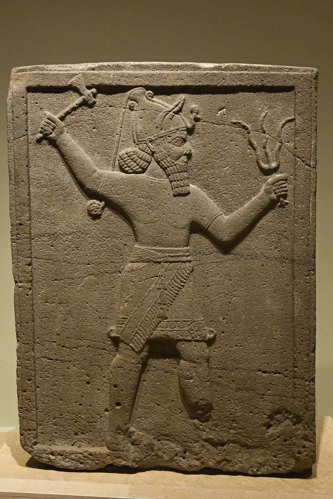 Gaziantep Archaeology museum Teshup Stele sept 2019 4294.jpg