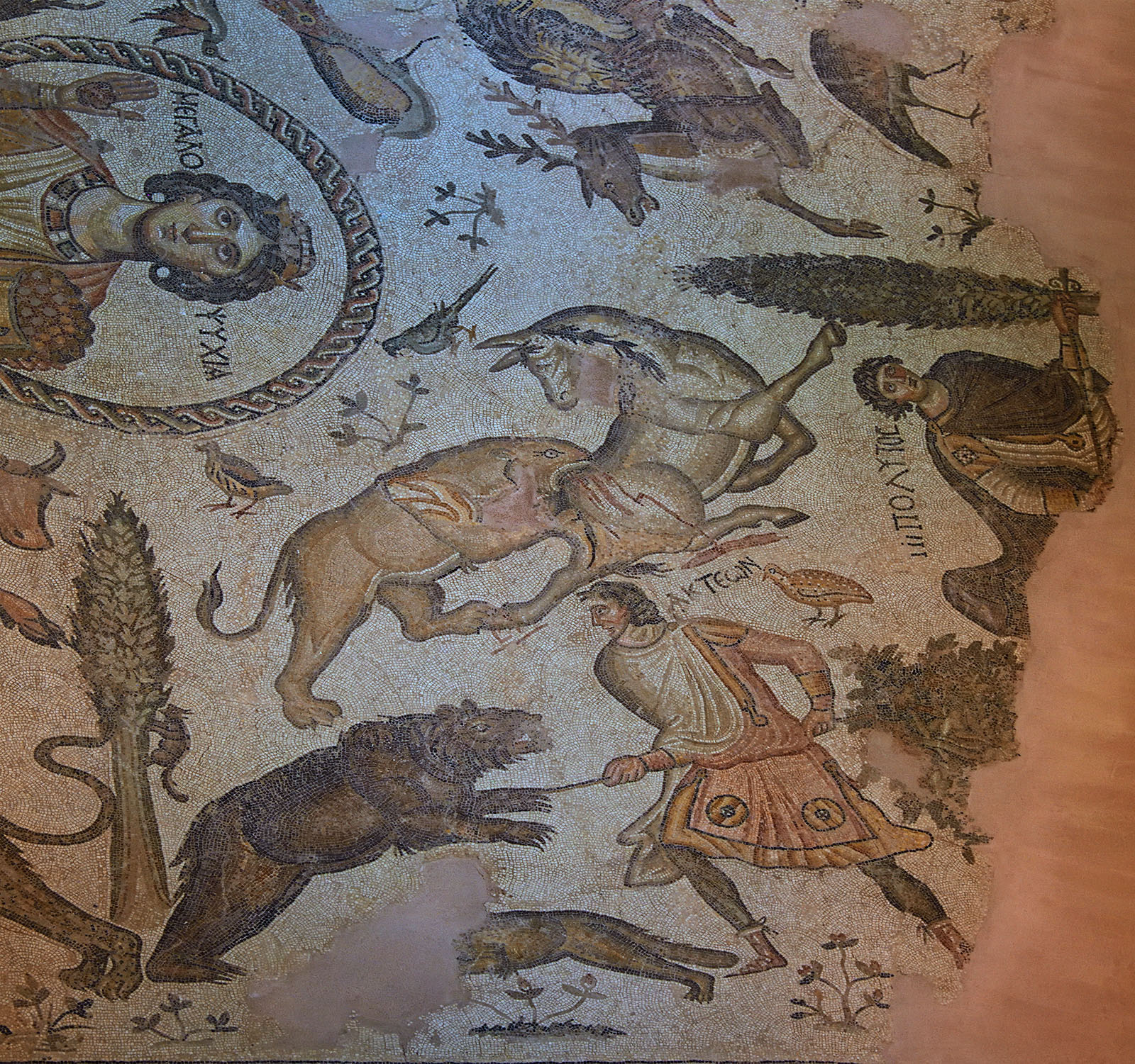 Antakya Archaeology Museum Yakto mosaic sept 2019 6208.jpg