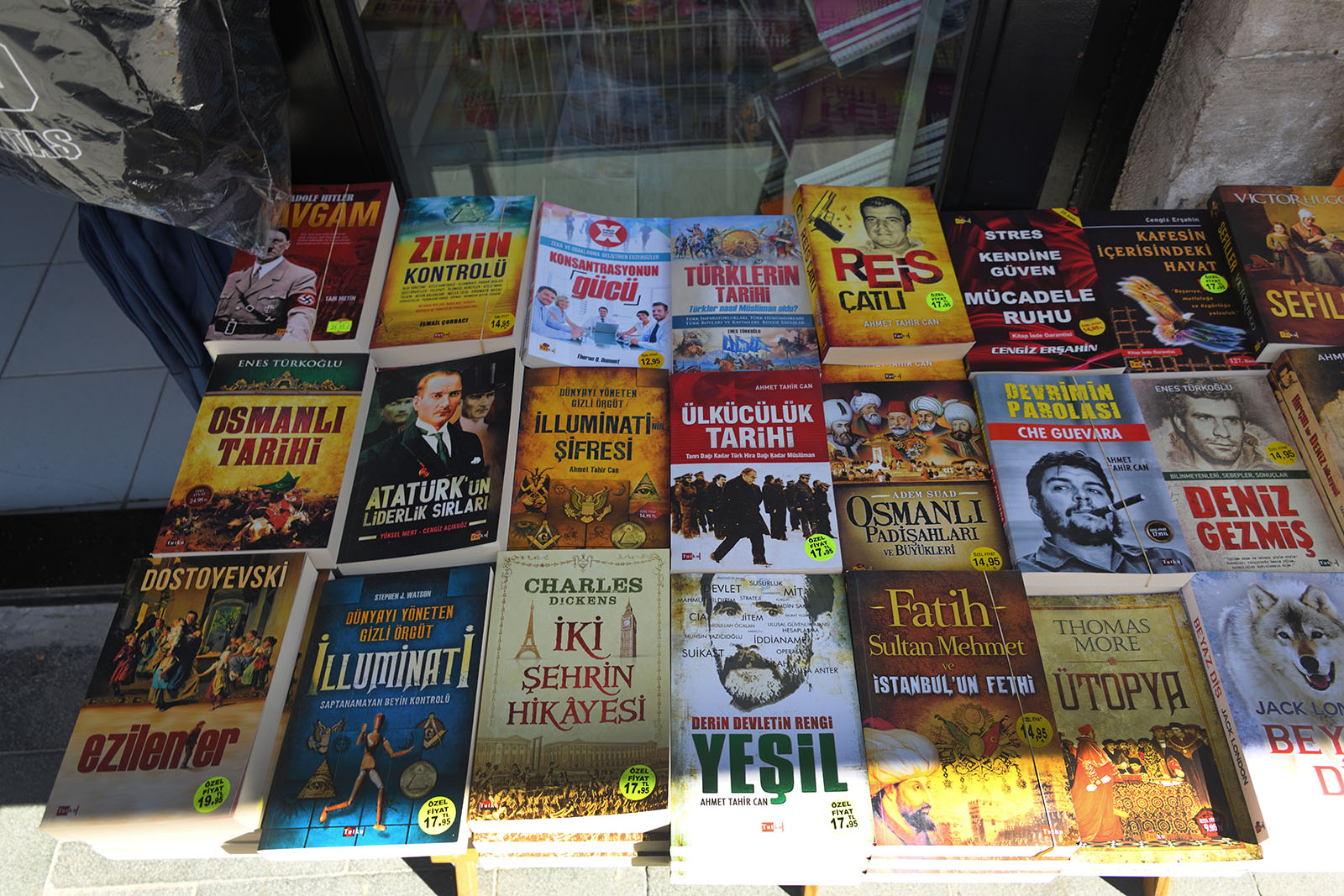 Antakya Curious mix of books sept 2019 6441.jpg