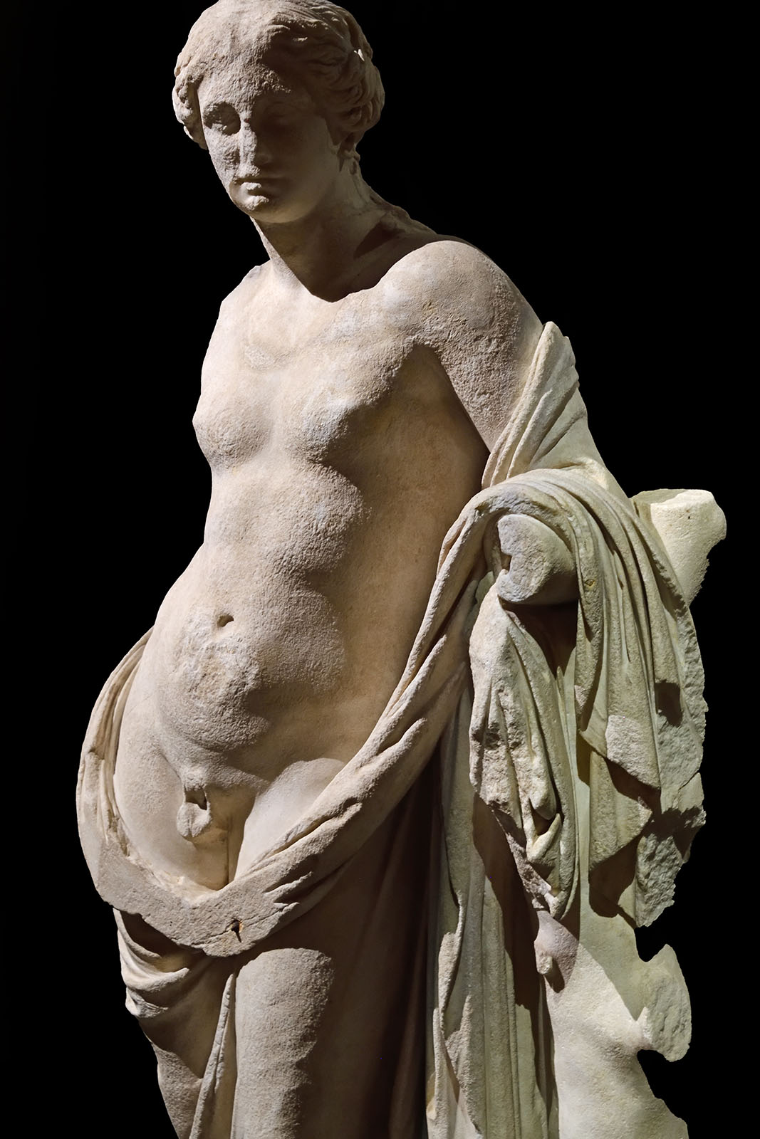 Istanbul Archaeology Museum Statue of Hermaphrodite 3rd C BCE Pergamon 4279.jpg