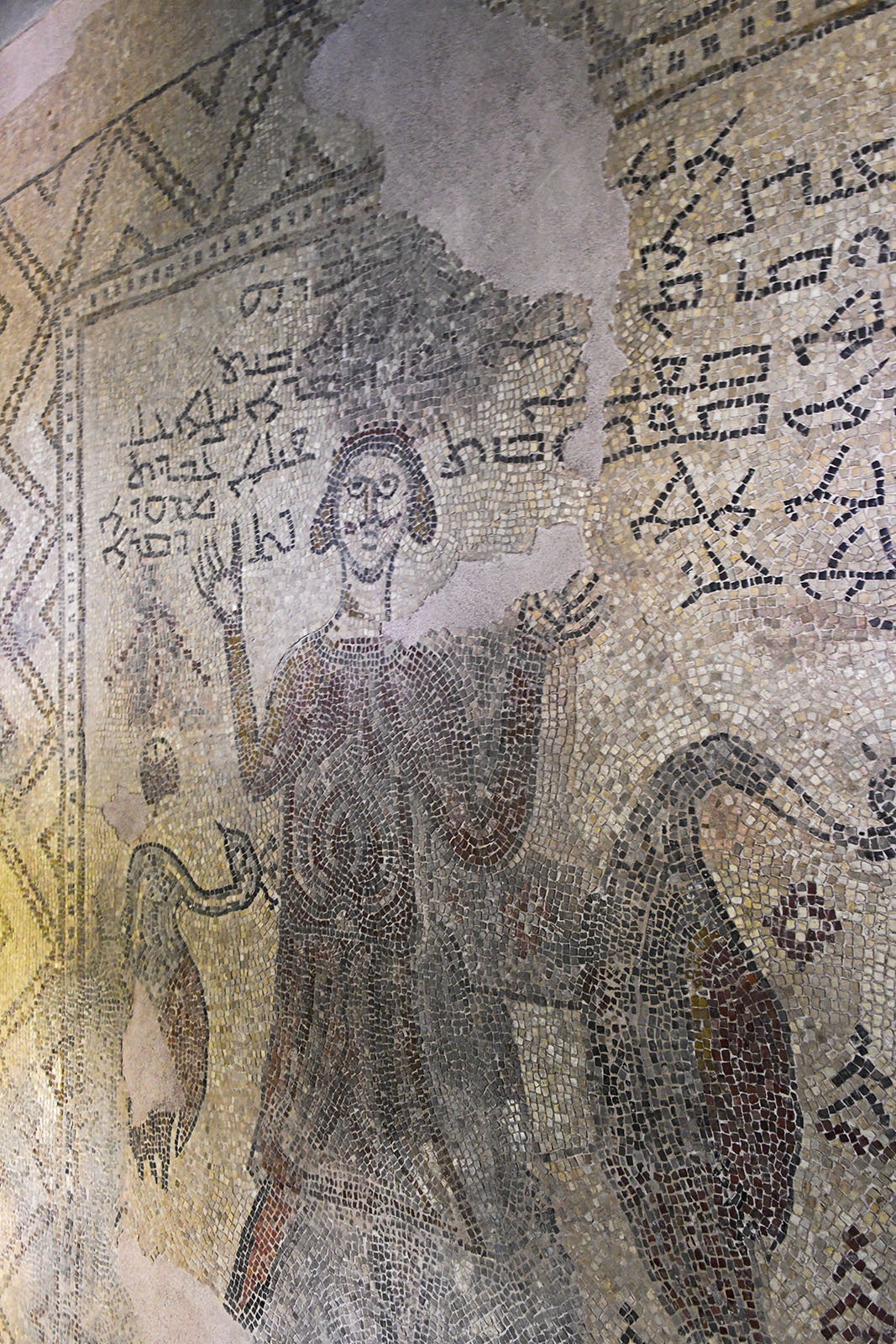 Gaziantep Zeugma Museum Man with peacock mosaic in 2024 7946.jpg
