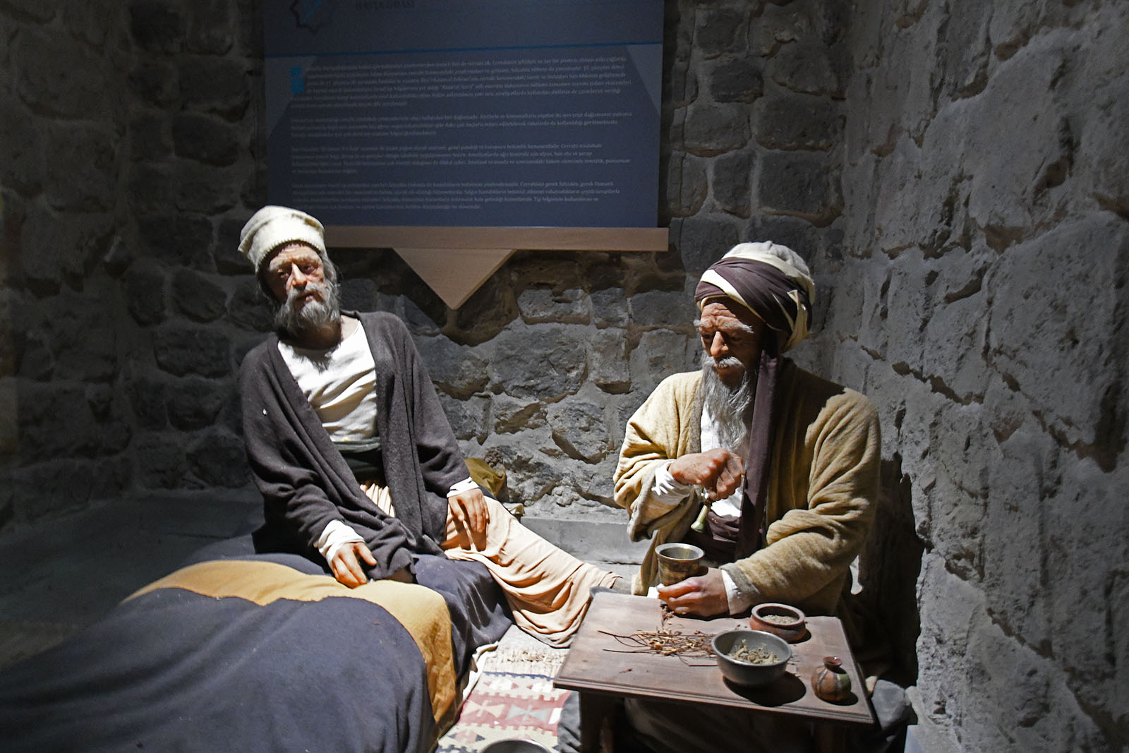 Kayseri Selcuk Civilisation Museum Patients and doctors in 2024 0606.jpg