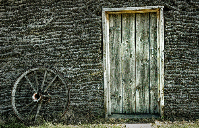 Sod Homestead on the Prairie