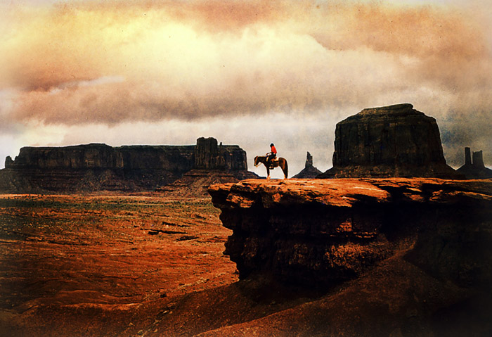 Native Rider, Monument Valley Tribal Park, 1968