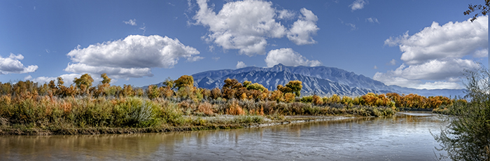 Corrales Bosque, Rio Grande and the Sandias