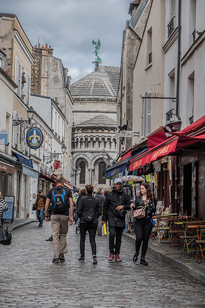 Strolling in Monmartre