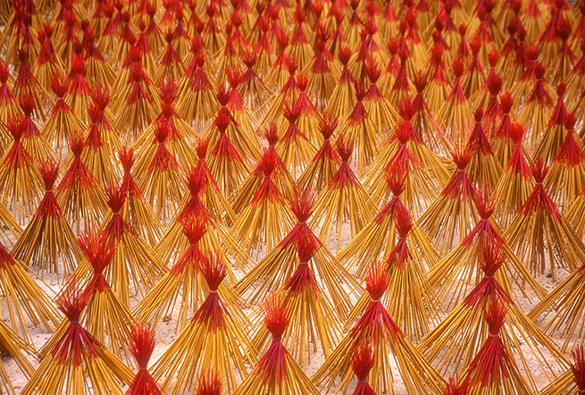 Incense Drying in the Sun