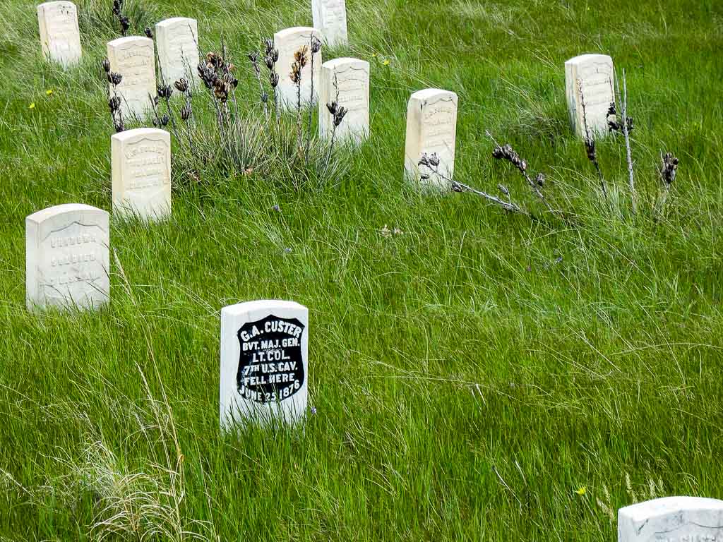 Custers GraveStone