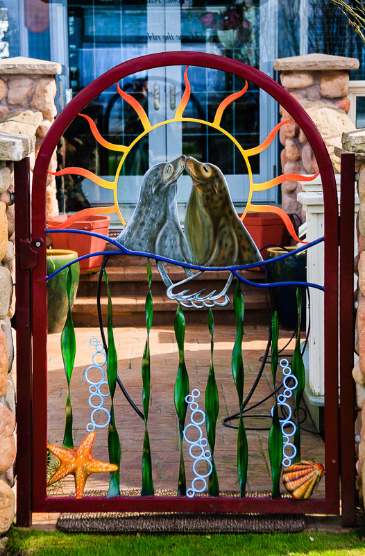 Gate To A  Beach Front  Bed & Breakfast Establishment