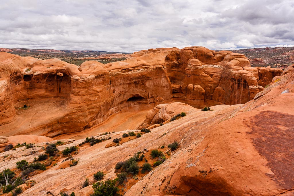 View To Rear Of Delicate Arch