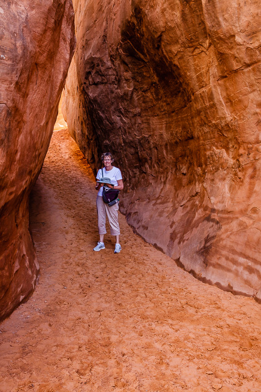 Passage At Sand Dune Arch