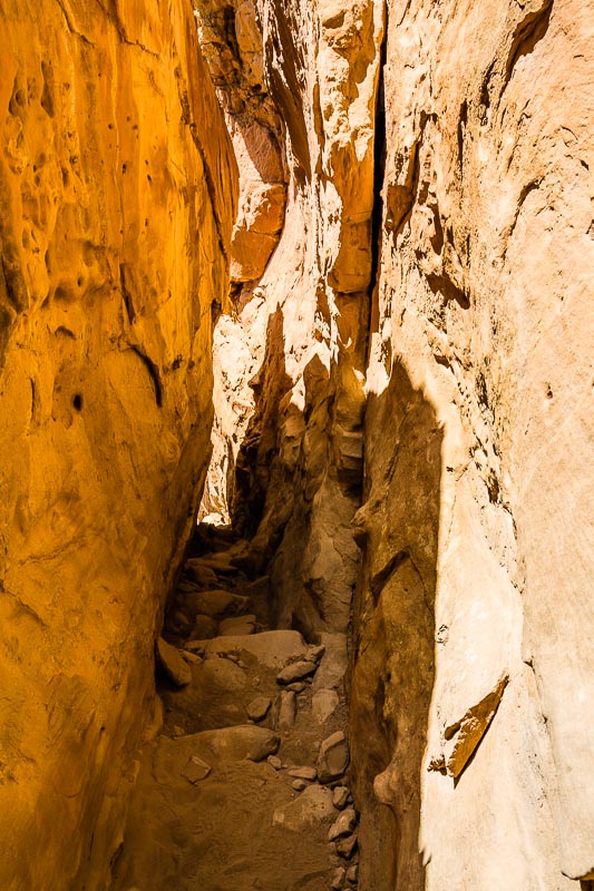 Plateau Access Inside The Cliff Face