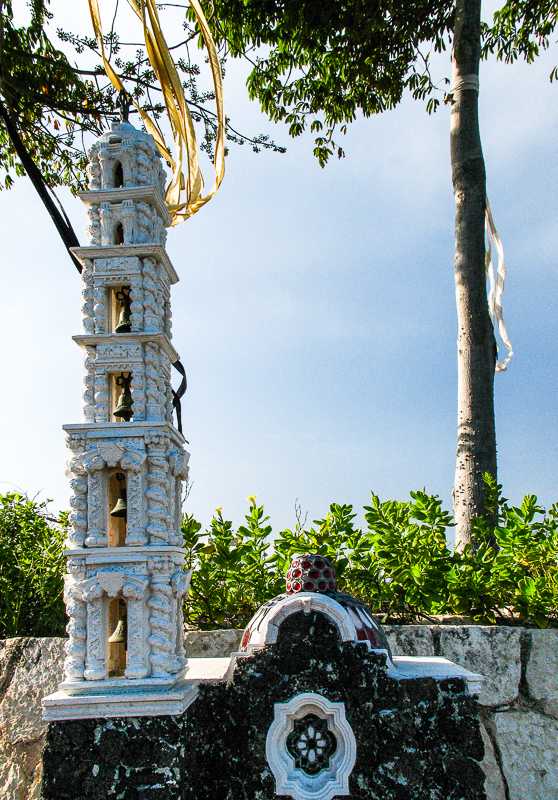 Mayan Calendar Cemetary with 365 tombs - Xcaret Eco Theme Park