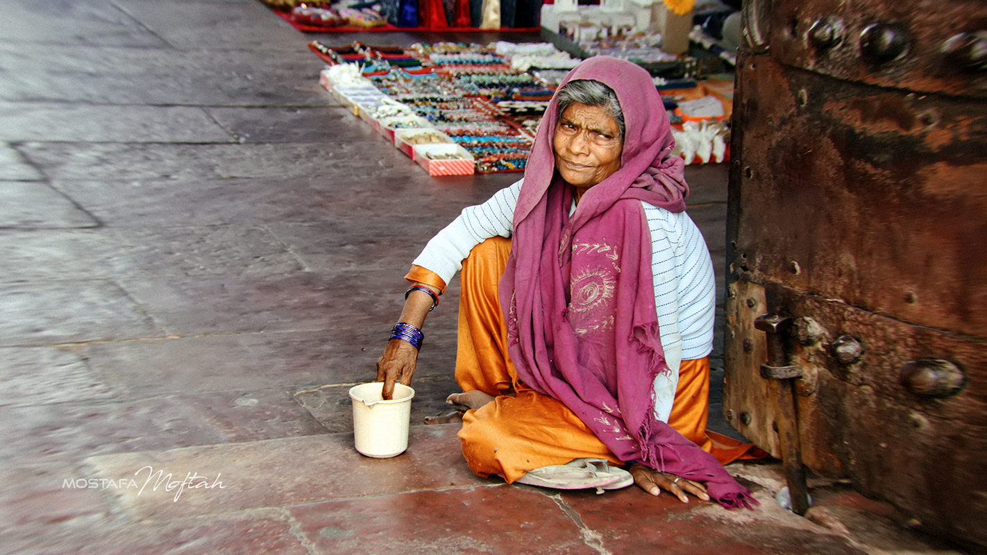 Sat by the Door | Agra, India