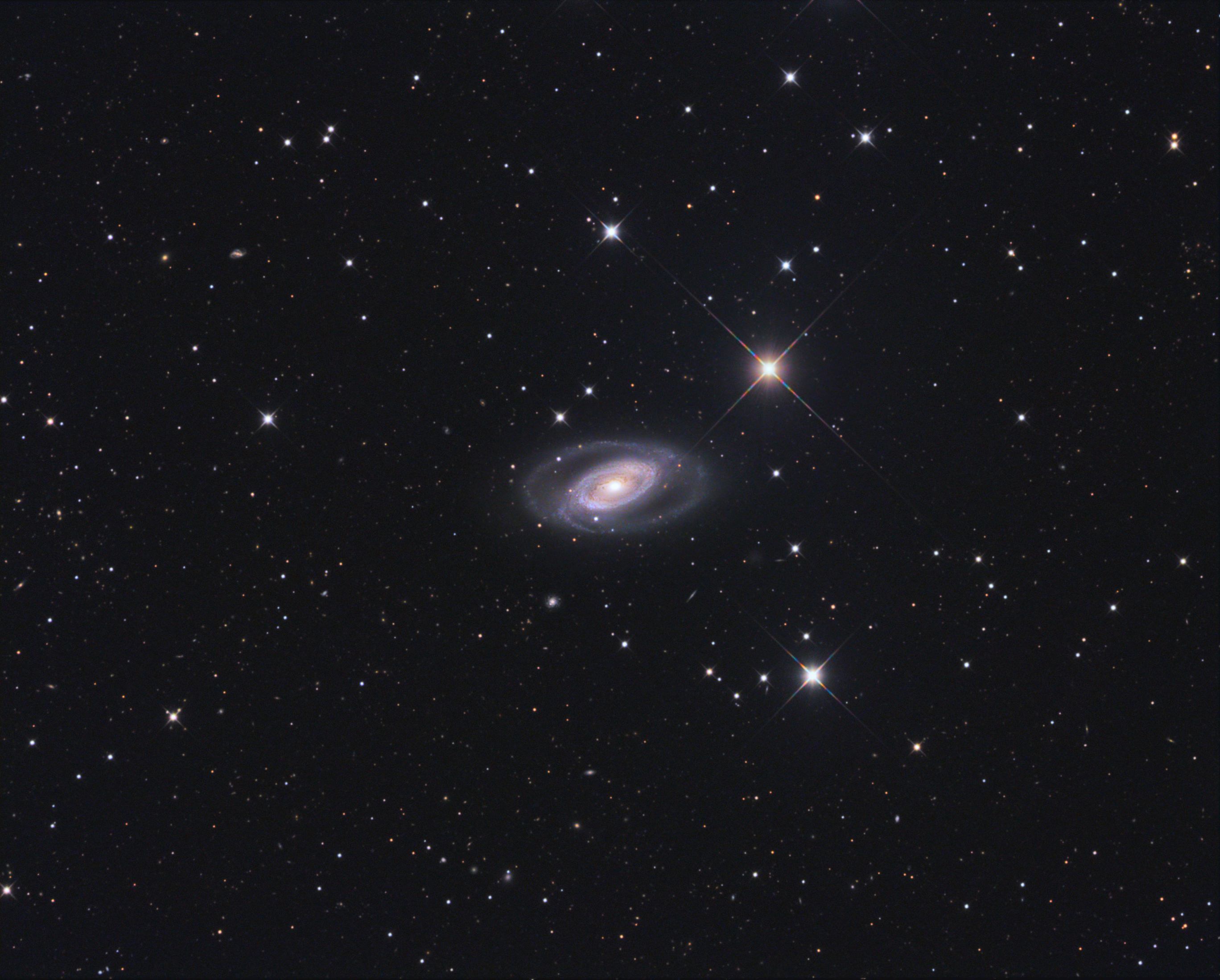 NGC 1350 in Fornax - Full Frame Full Resolution
