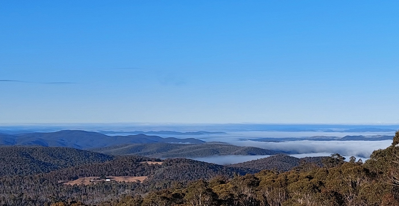 Above the clouds