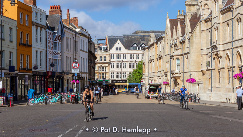 Cyclists on Broad