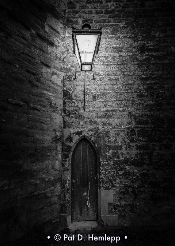 Light and door (B&W)