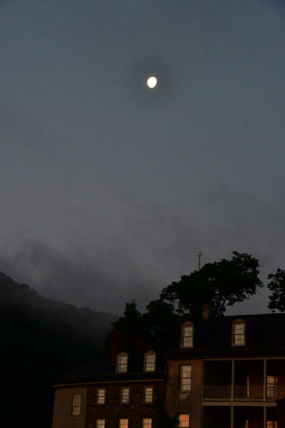 Morning moon over Harper's Ferry 5528