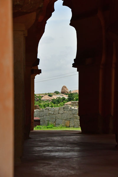 View through Lotus Mahal - India-1-9820