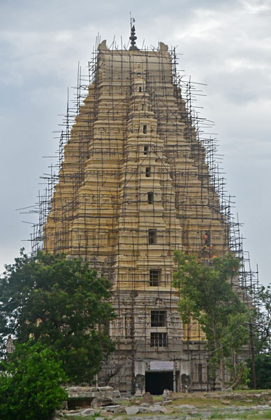 Virupaksha Temple - India-2-0114