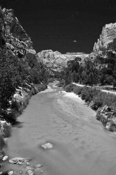 Virgin River - Zion-Utah15 - 8511bw