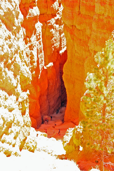 Utah15 Heavily over exposed to pick up the lower part of the trail 9040
