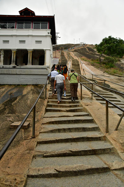 Vindhyagiri Hill - All up hill from here - India-2-0884