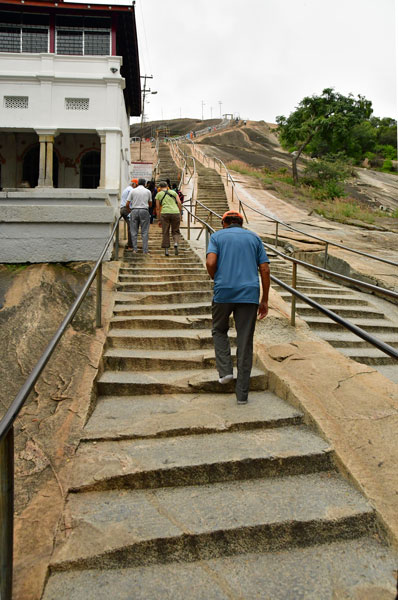 Vindhyagiri Hill - Gerry starting the climb - India-2-0885