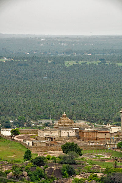 View from Vindhyagiri Hill Temple - India-2-0960