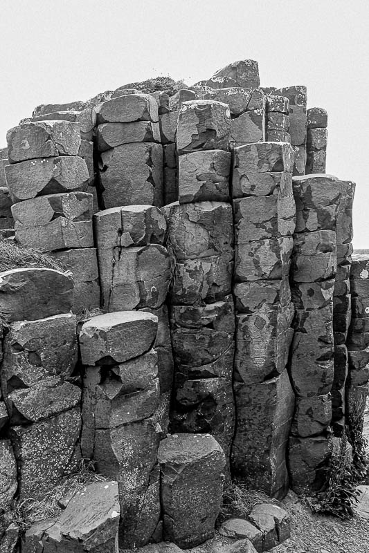 06 13 Basalt columns at Giant's Causeway 5094-2bw