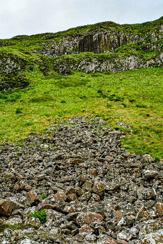 06 13 Basalt columns and scree at Giant's Causeway 5100